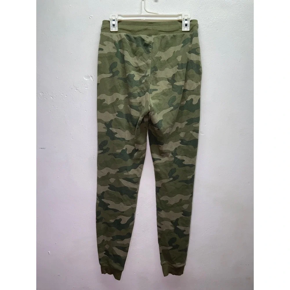 Old Navy Camo Sweatshirt Joggers Matching Set Green Camouflage Women's S Tall